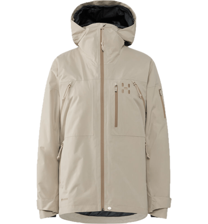 Haglöfs Women's Latnja GORE-TEX Insulated Jacket Chalk Beige Haglöfs