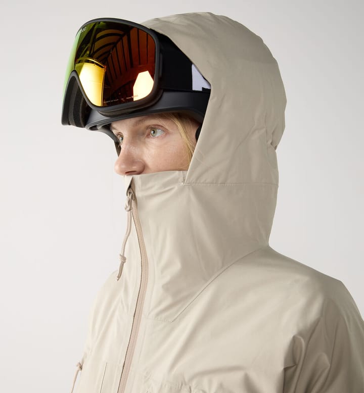 Haglöfs Women's Latnja GORE-TEX Insulated Jacket Chalk Beige Haglöfs