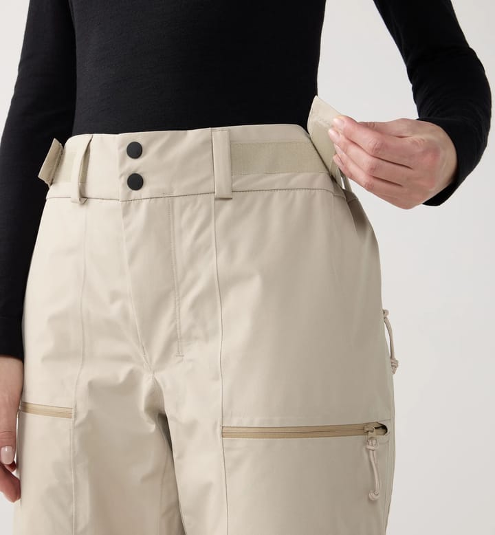 Haglöfs Women's Latnja GORE-TEX Insulated Pant Chalk Beige Haglöfs