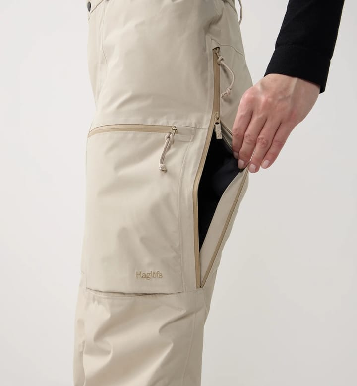 Haglöfs Women's Latnja GORE-TEX Insulated Pant Chalk Beige Haglöfs