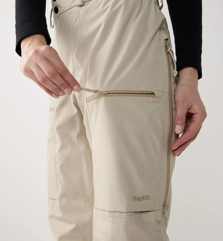 Haglöfs Women's Latnja GORE-TEX Insulated Pant Chalk Beige Haglöfs