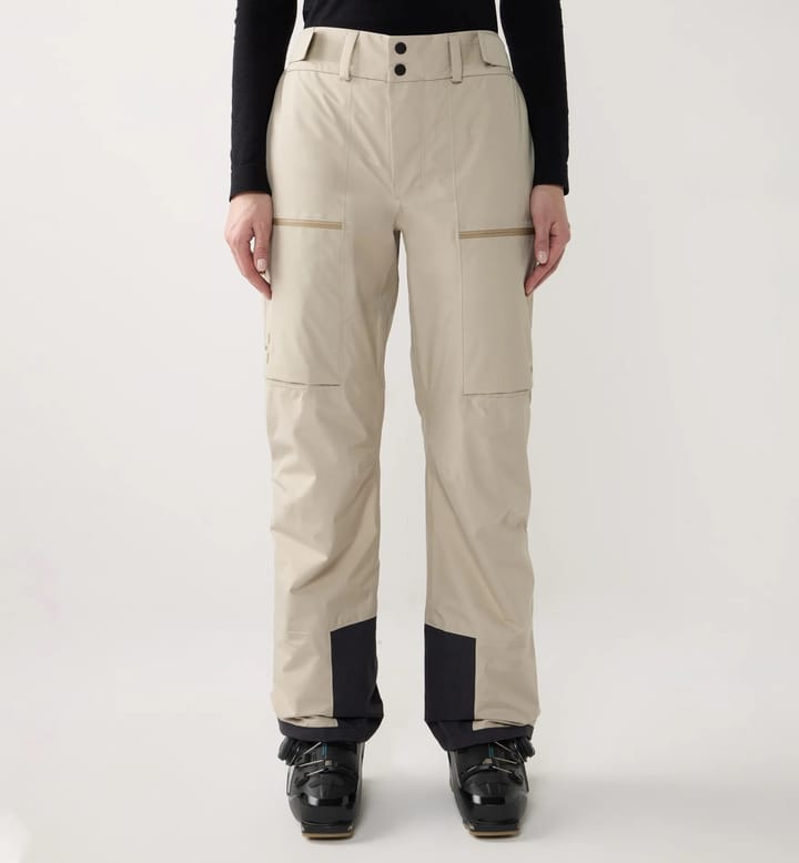 Haglöfs Women's Latnja GORE-TEX Insulated Pant Chalk Beige Haglöfs