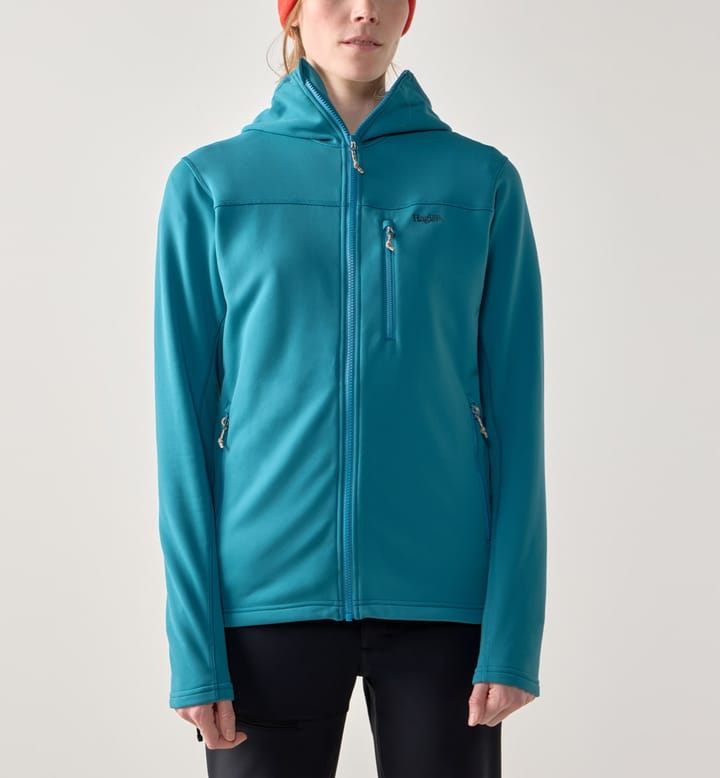 Haglöfs Women's Rosson Mid Hood Mountain Teal Haglöfs Haglöfs Women's Rosson Mid Hood Mountain Teal Haglöfs