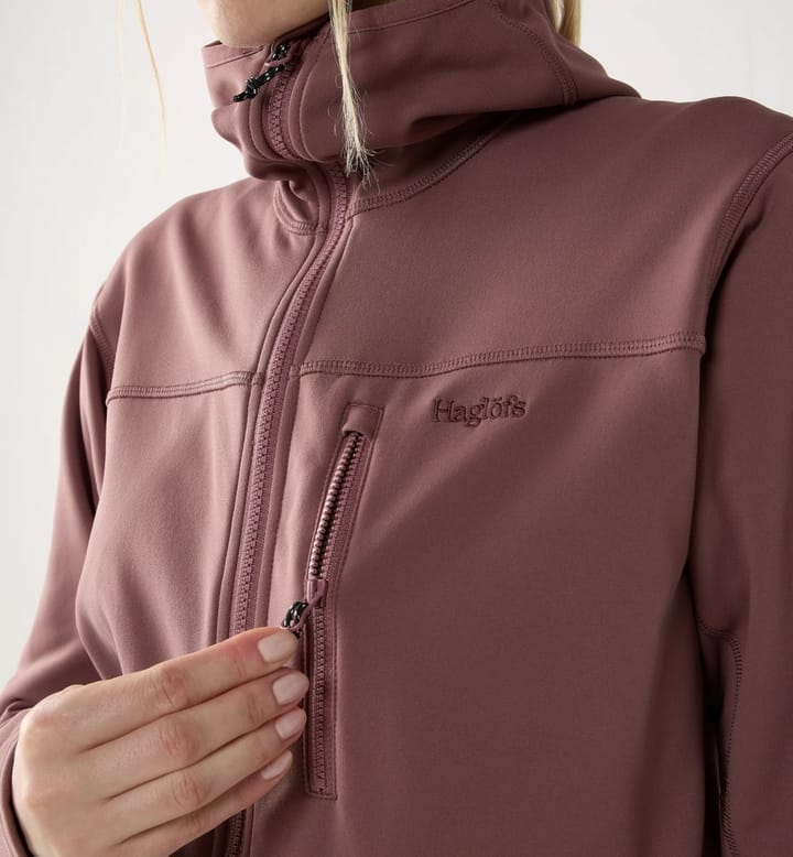 Haglöfs Women's Rosson Mid Hood Misty Mauve Haglöfs