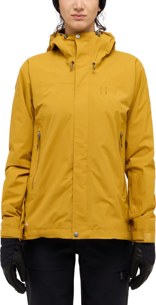 Haglöfs Women's Astral GORE-TEX II Jacket Clay Yellow Haglöfs Haglöfs Women's Astral GORE-TEX II Jacket Clay Yellow Haglöfs