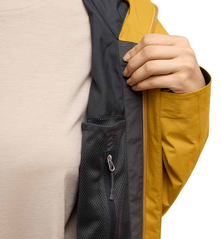 Haglöfs Women's Astral GORE-TEX II Jacket Clay Yellow Haglöfs Haglöfs Women's Astral GORE-TEX II Jacket Clay Yellow Haglöfs