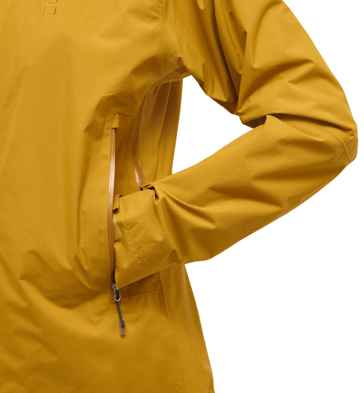 Haglöfs Women's Astral GORE-TEX II Jacket Clay Yellow Haglöfs Haglöfs Women's Astral GORE-TEX II Jacket Clay Yellow Haglöfs