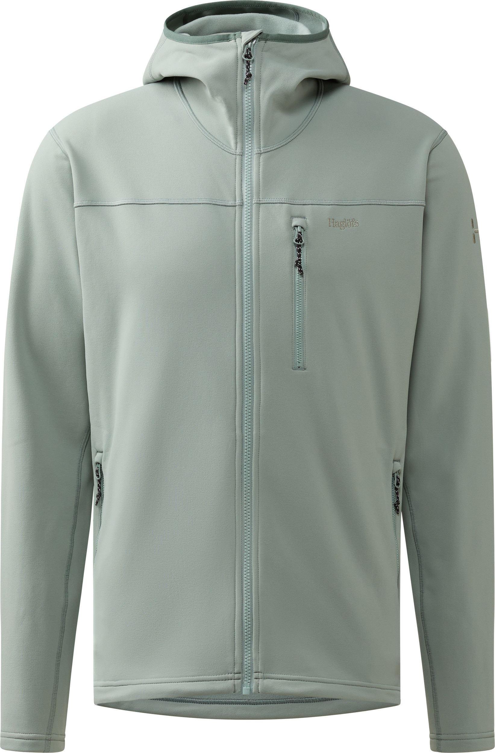 Haglöfs Men's Rosson Mid Hood Dew Green Välikerrospuserot S
