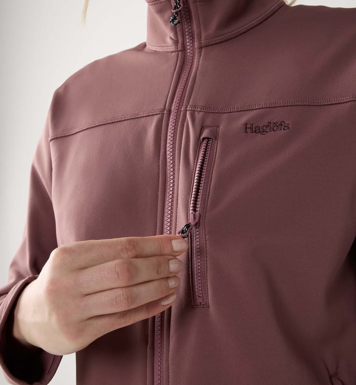 Haglöfs Women's Rosson Mid Jacket Misty Mauve Haglöfs