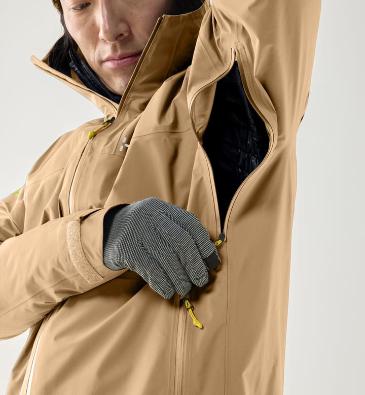 Haglöfs Men's L.I.M Airak GORE-TEX Jacket Oak Brown Haglöfs Haglöfs Men's L.I.M Airak GORE-TEX Jacket Oak Brown Haglöfs