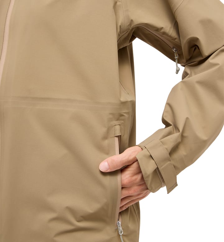 Haglöfs Women's L.I.M Airak GORE-TEX Jacket Oak Brown Haglöfs