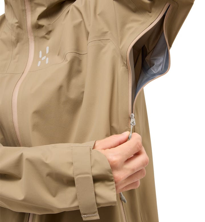 Haglöfs Women's L.I.M Airak GORE-TEX Jacket Oak Brown Haglöfs Haglöfs Women's L.I.M Airak GORE-TEX Jacket Oak Brown Haglöfs