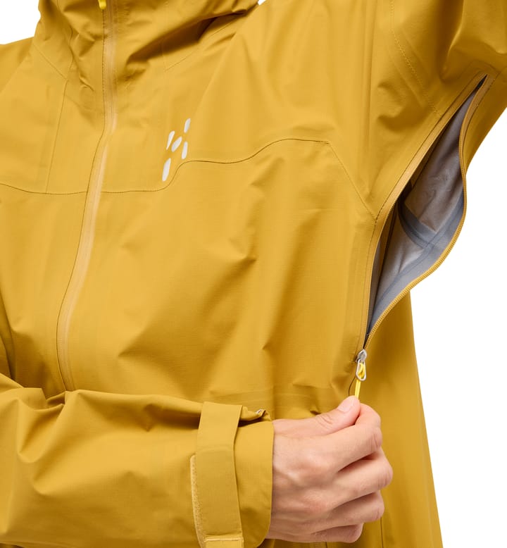 Haglöfs Women's L.I.M Airak GORE-TEX Jacket Clay Yellow Haglöfs Haglöfs Women's L.I.M Airak GORE-TEX Jacket Clay Yellow Haglöfs