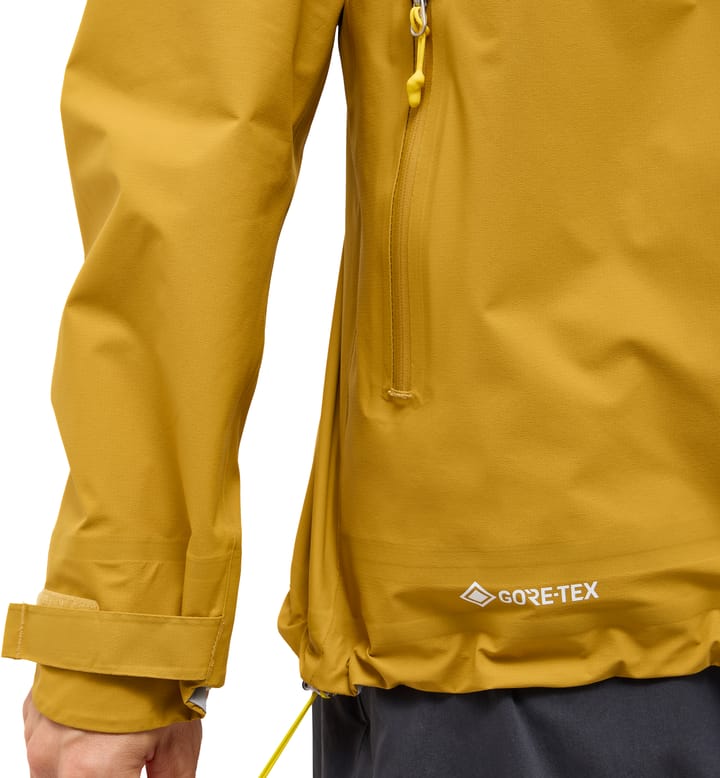 Haglöfs Women's L.I.M Airak GORE-TEX Jacket Clay Yellow Haglöfs Haglöfs Women's L.I.M Airak GORE-TEX Jacket Clay Yellow Haglöfs