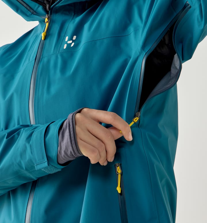 Haglöfs Women's L.I.M Airak GORE-TEX Jacket Deep Teal Haglöfs