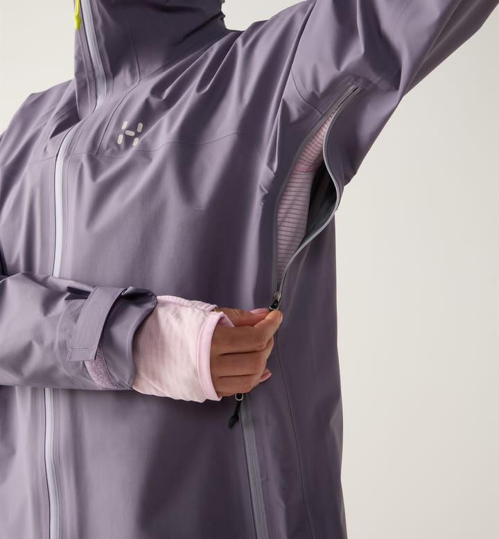 Haglöfs Women's L.I.M Airak GORE-TEX Jacket Purple Fog Haglöfs