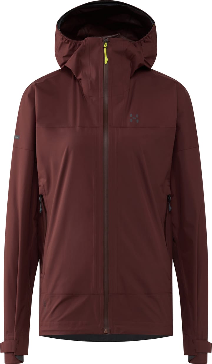 Haglöfs Women's L.I.M Airak 2,5L Jacket Maroon Trail Haglöfs