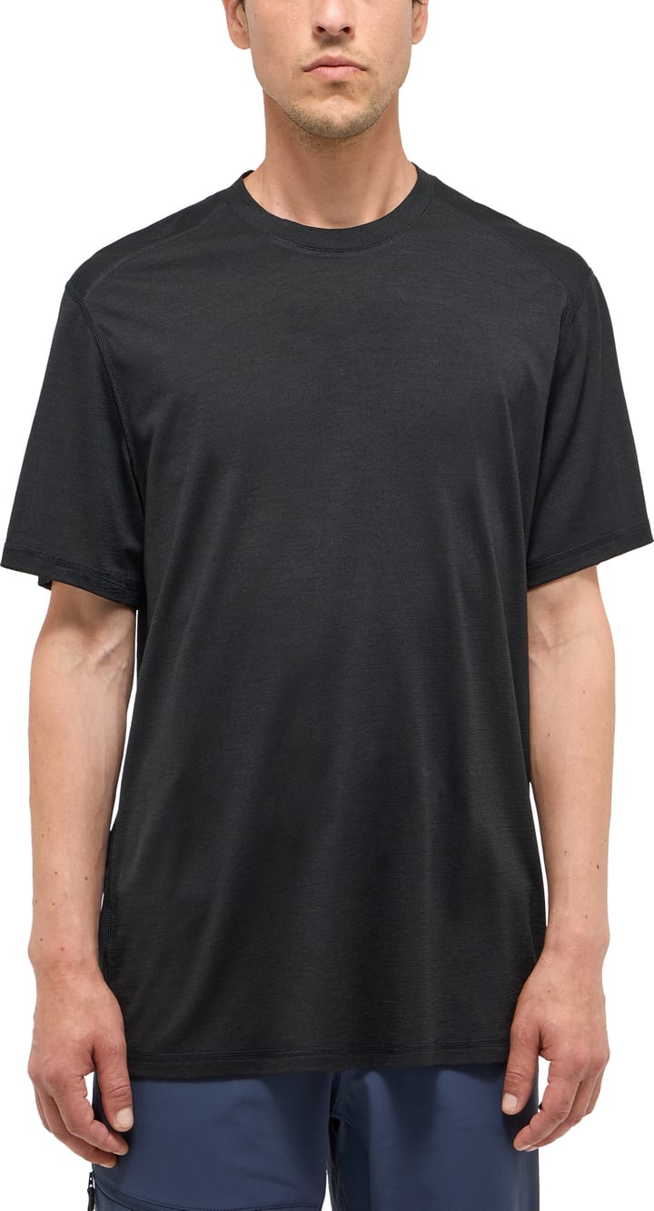 Haglöfs Men's Kaise Wool Tee True Black Haglöfs