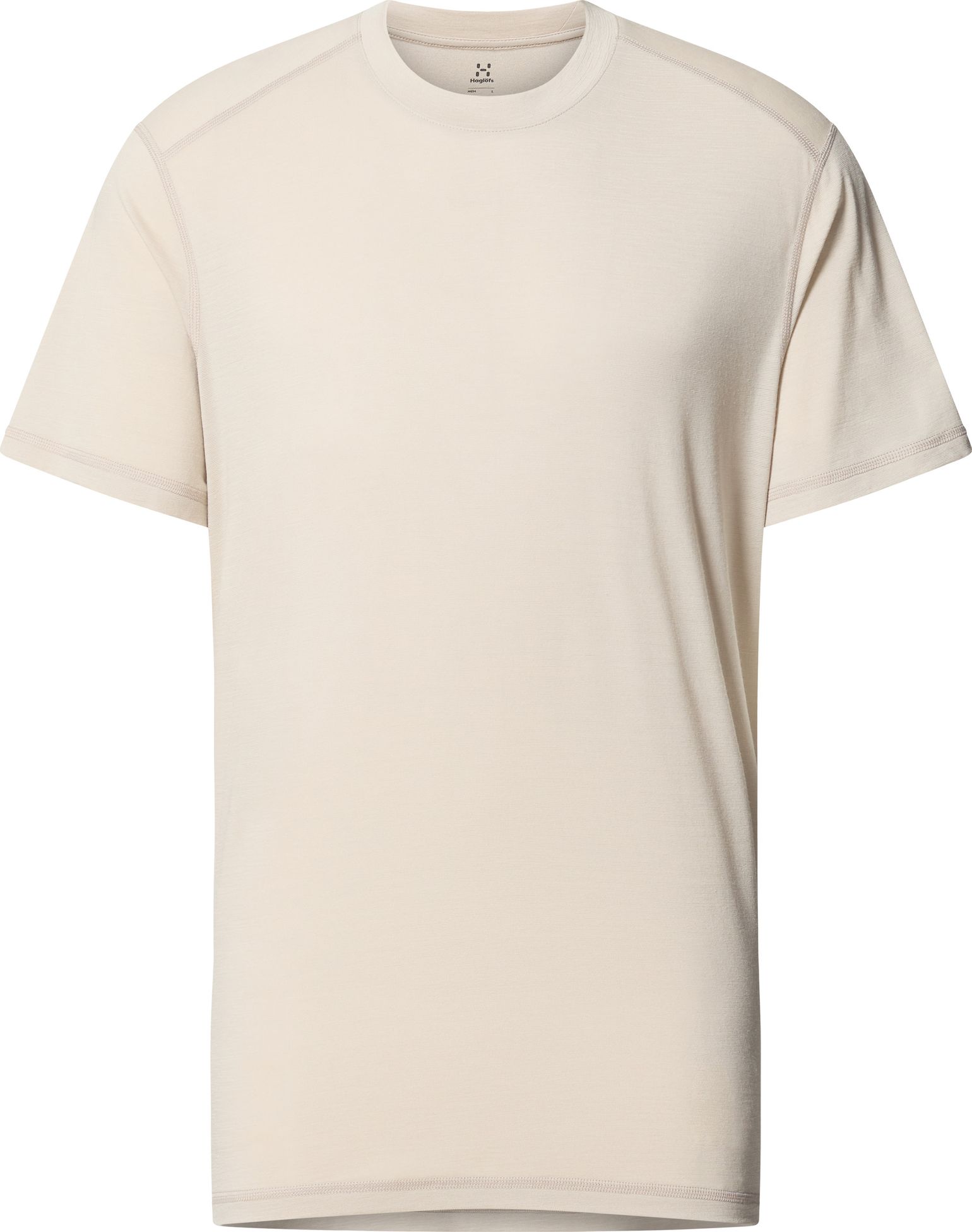 Haglöfs Men's Kaise Wool Tee Chalk Beige