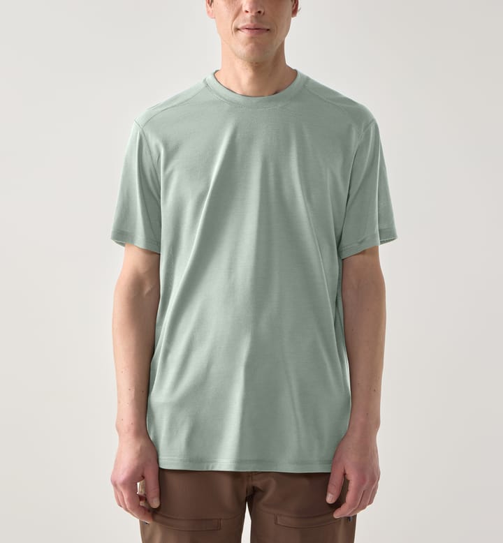 Haglöfs Men's Kaise Wool Tee Dew Green Haglöfs