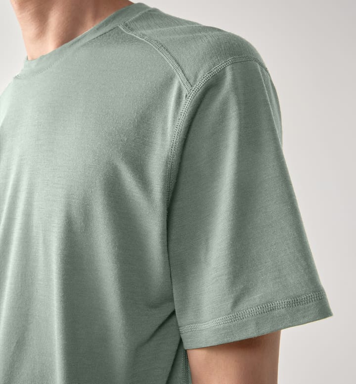 Haglöfs Men's Kaise Wool Tee Dew Green Haglöfs