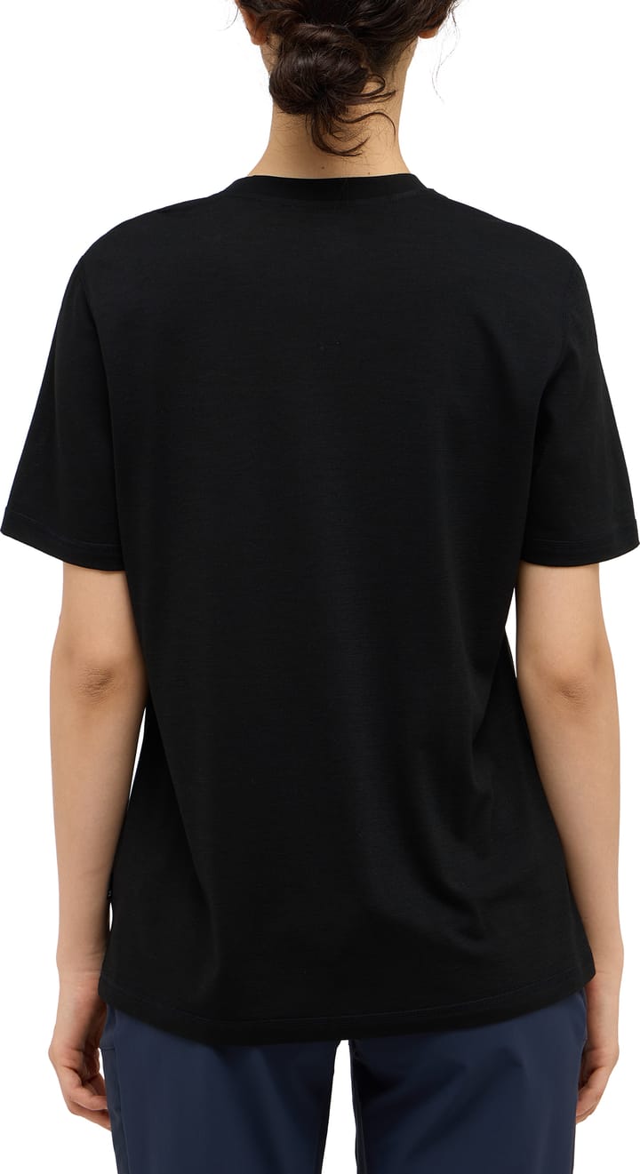 Haglöfs Women's Kaise Wool Tee True Black Haglöfs