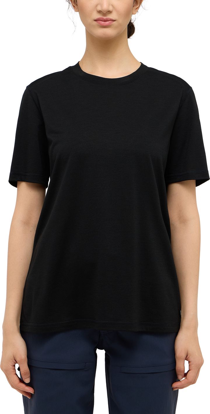 Haglöfs Women's Kaise Wool Tee True Black Haglöfs