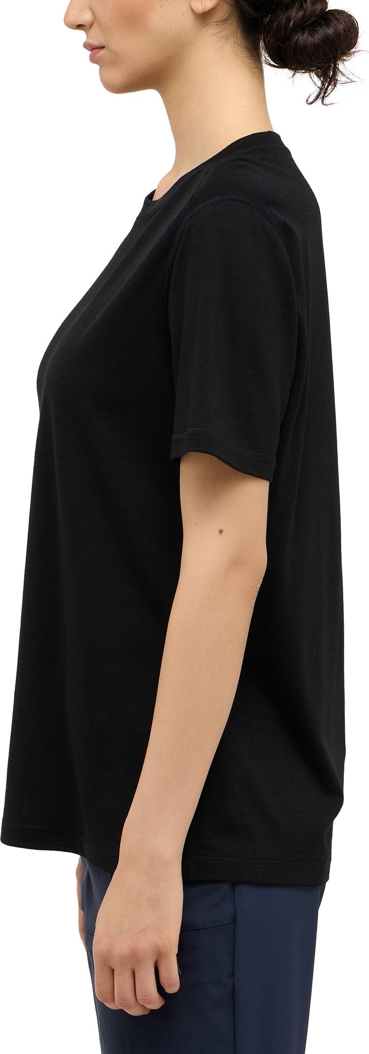 Haglöfs Women's Kaise Wool Tee True Black Haglöfs