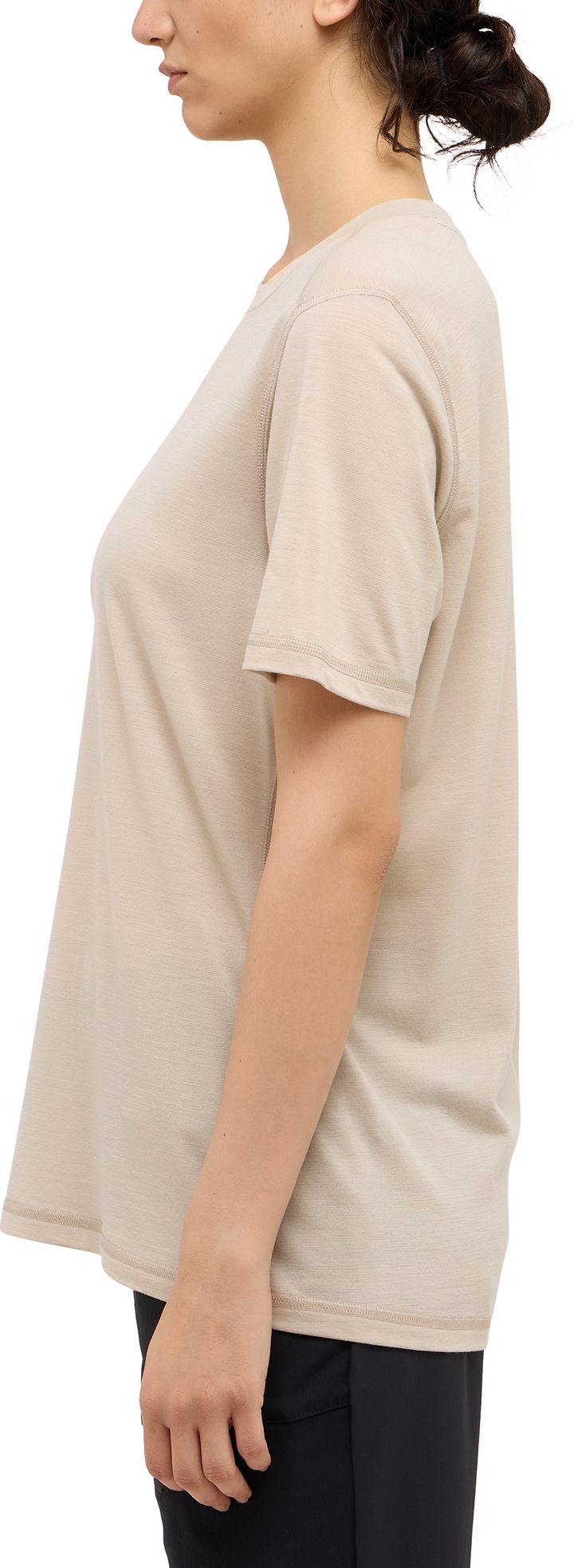 Haglöfs Women's Kaise Wool Tee Chalk Beige Haglöfs