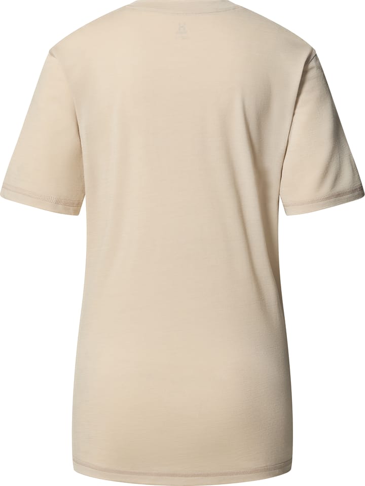 Haglöfs Women's Kaise Wool Tee Chalk Beige Haglöfs