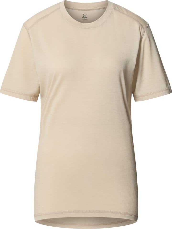 Haglöfs Women's Kaise Wool Tee Chalk Beige Haglöfs