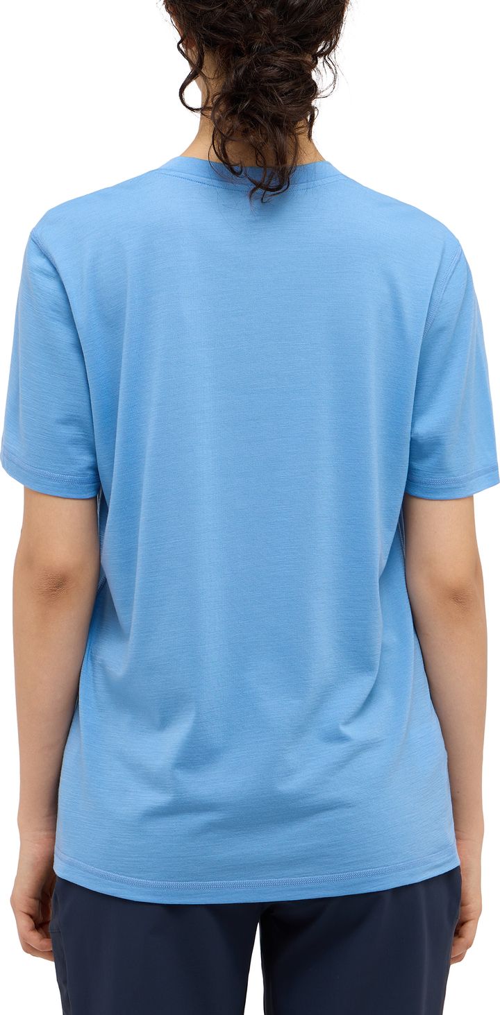 Haglöfs Women's Kaise Wool Tee Sky Blue Haglöfs
