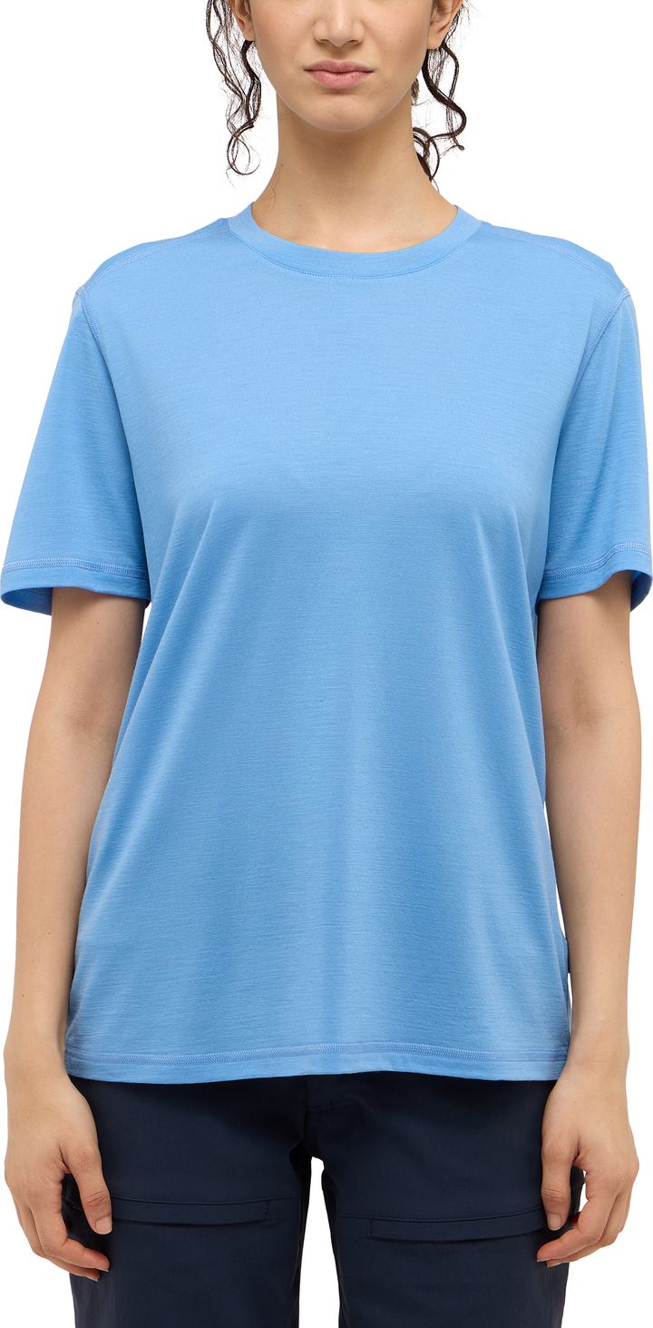 Haglöfs Women's Kaise Wool Tee Sky Blue Haglöfs