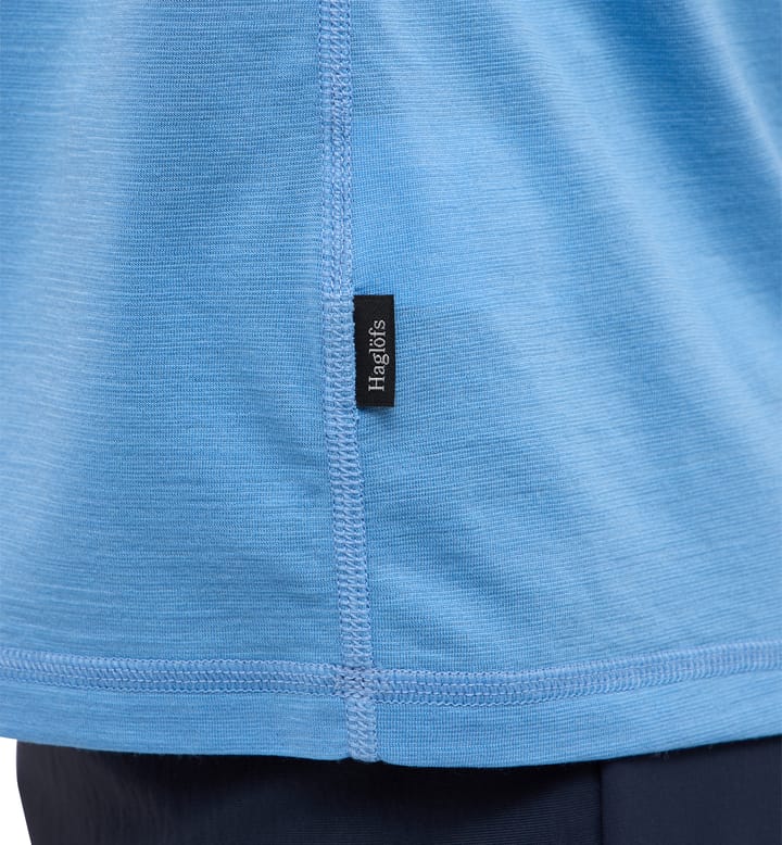 Haglöfs Women's Kaise Wool Tee Sky Blue Haglöfs