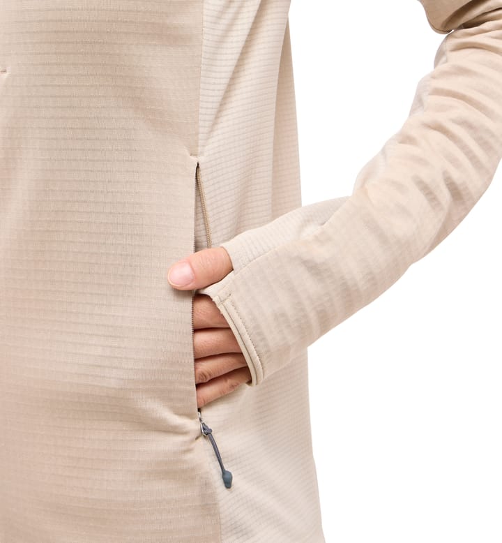 Haglöfs Women's L.I.M Mid Fast II Hood Chalk Beige Haglöfs