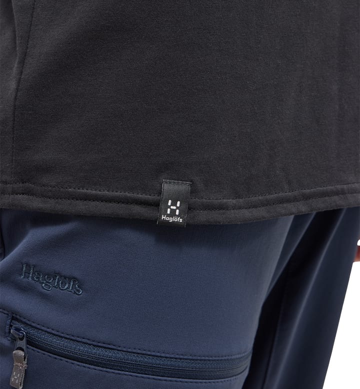 Haglöfs Outsiders Tee Men True Black Haglöfs