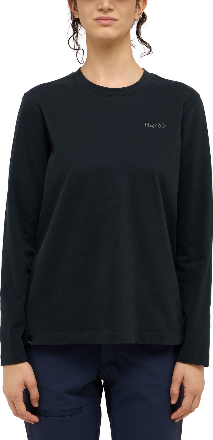 Haglöfs Women's Haglöfs Long Sleev Tee  True Black Haglöfs