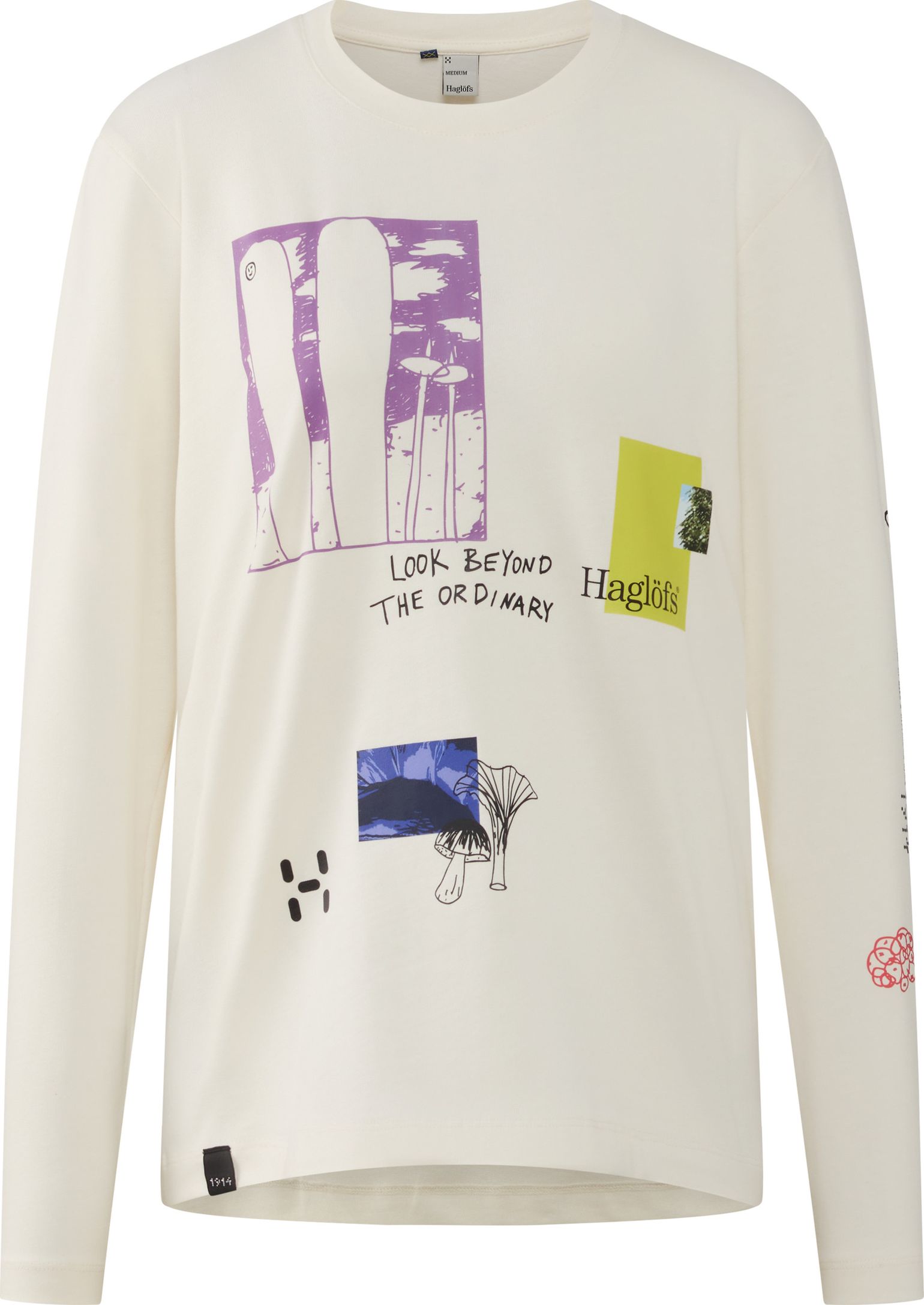 Haglöfs Women's Haglöfs Long Sleev Tee  Soft White 3