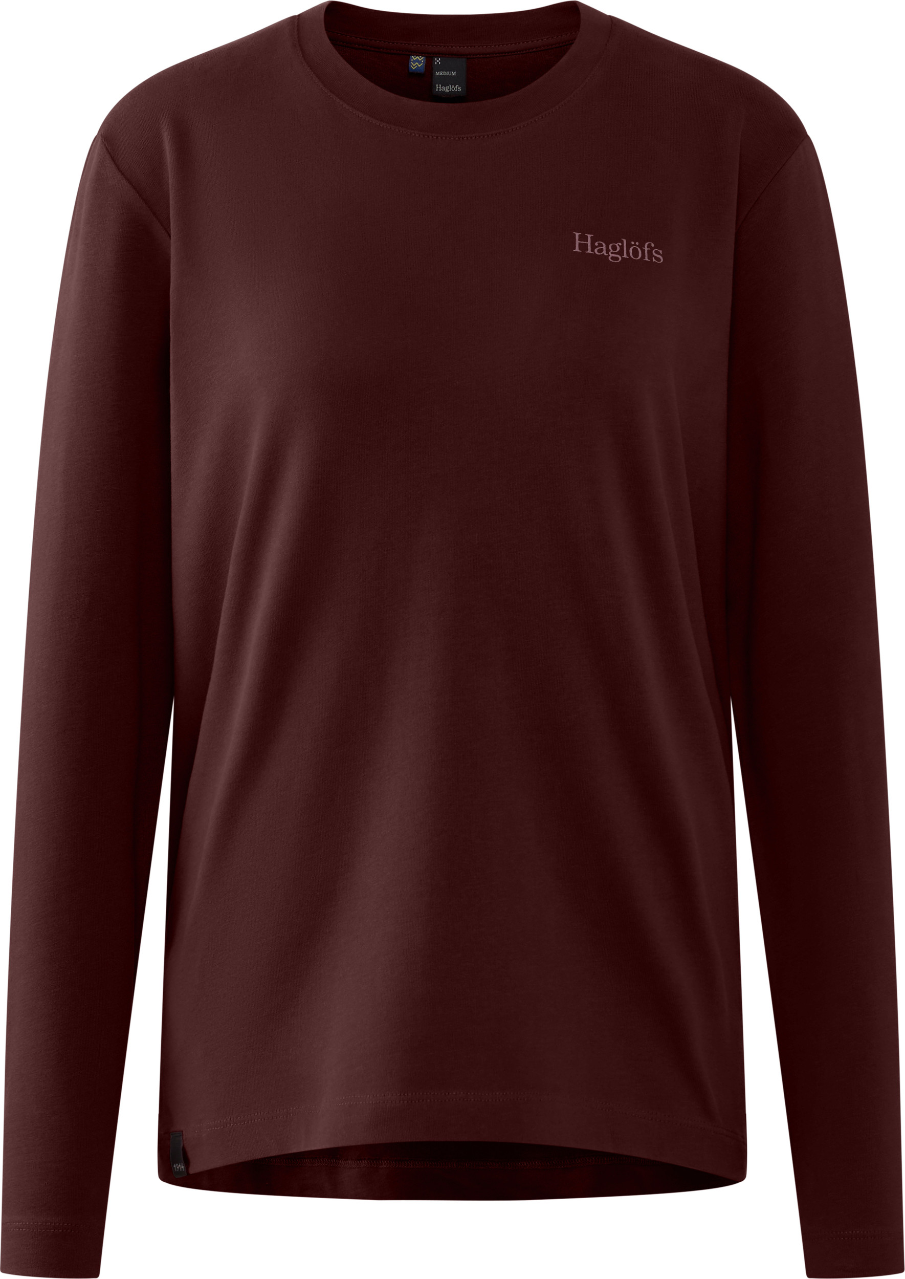 Haglöfs Women's Haglöfs Long Sleev Tee Maroon Trail