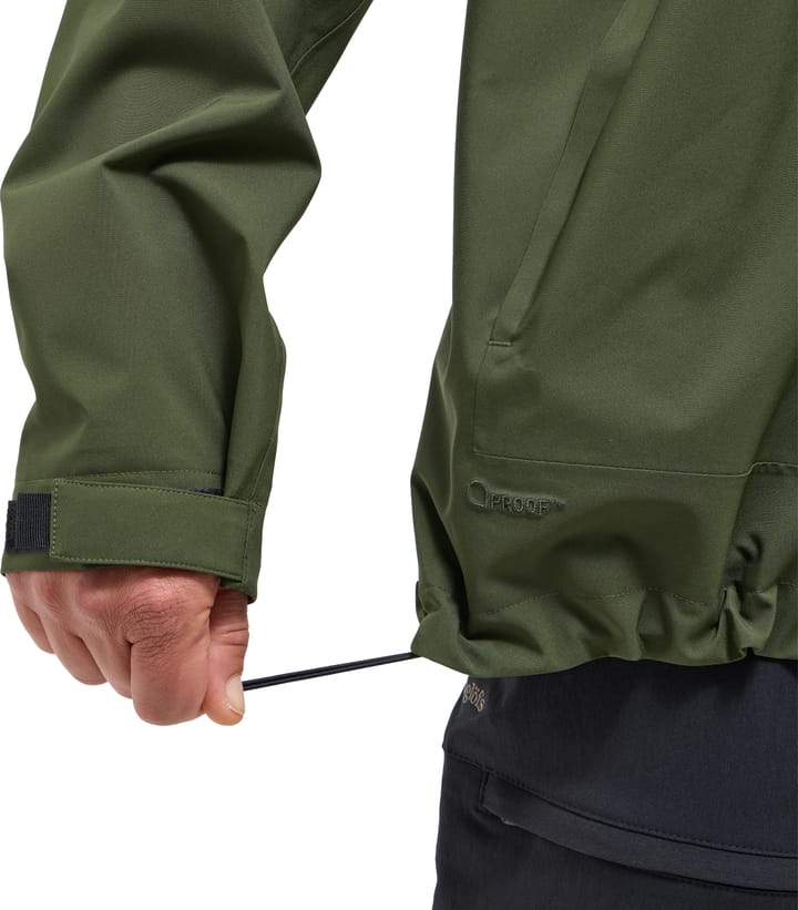 Haglöfs Men's Breeze Proof Jacket Seaweed Green Haglöfs Haglöfs Men's Breeze Proof Jacket Seaweed Green Haglöfs