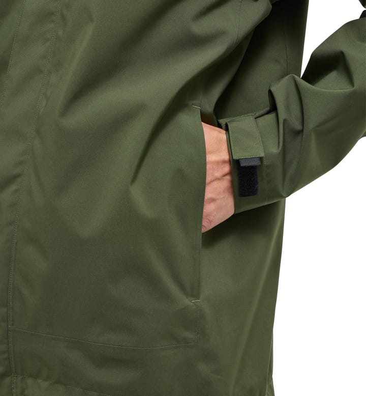 Haglöfs Men's Breeze Proof Jacket Seaweed Green Haglöfs Haglöfs Men's Breeze Proof Jacket Seaweed Green Haglöfs