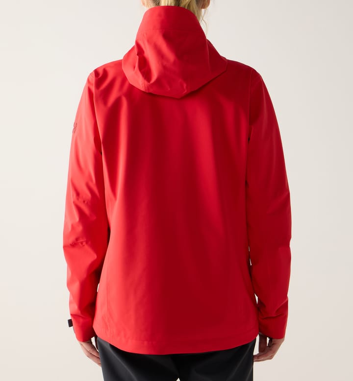 Haglöfs Women's Breeze Proof Jacket Bright Red Haglöfs
