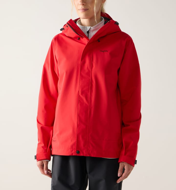 Haglöfs Women's Breeze Proof Jacket Bright Red Haglöfs