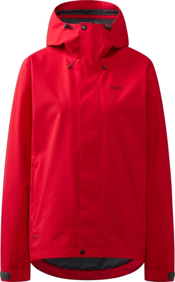 Haglöfs Women's Breeze Proof Jacket Bright Red Haglöfs