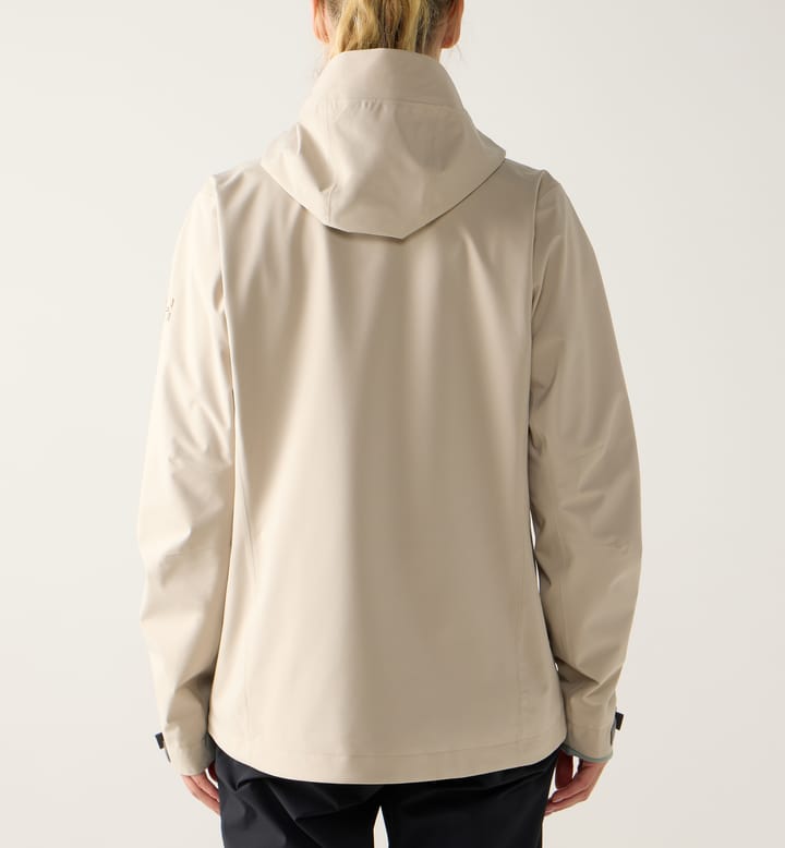 Haglöfs Women's Breeze Proof Jacket Chalk Beige Haglöfs