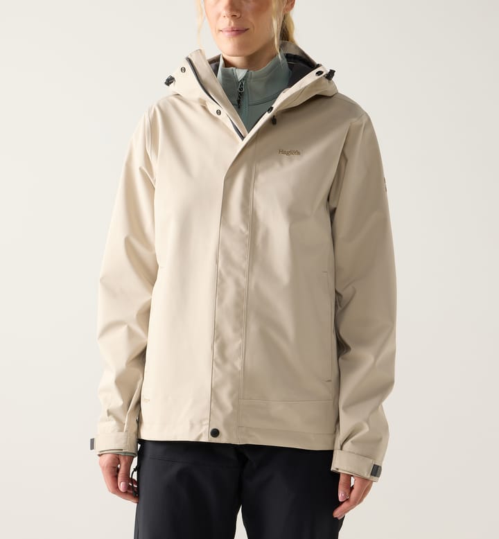Haglöfs Women's Breeze Proof Jacket Chalk Beige Haglöfs