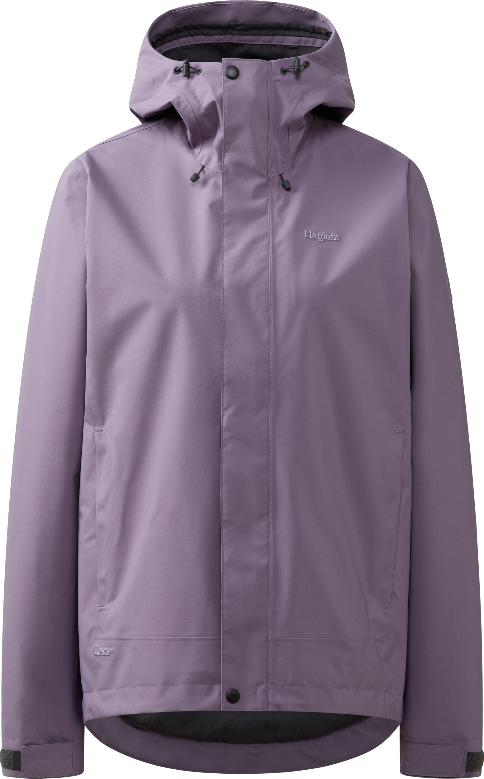 Haglöfs Women's Breeze Proof Jacket Purple Fog Skaljackor XL