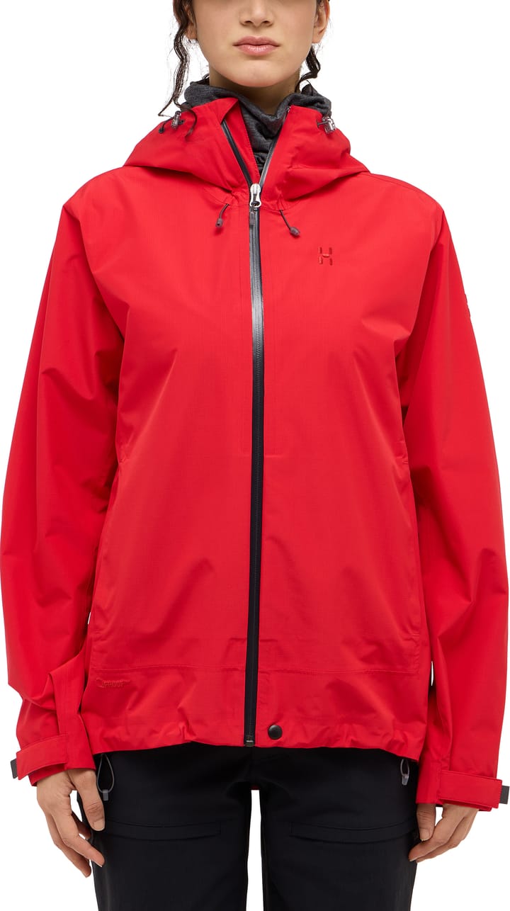 Haglöfs Women's Rosson Proof Jacket Bright Red Haglöfs