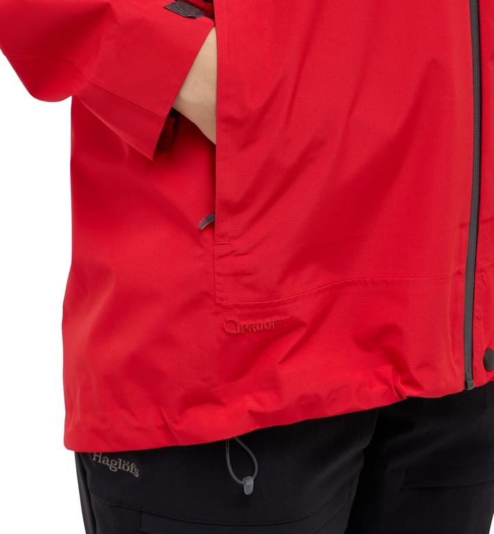 Haglöfs Women's Rosson Proof Jacket Bright Red Haglöfs