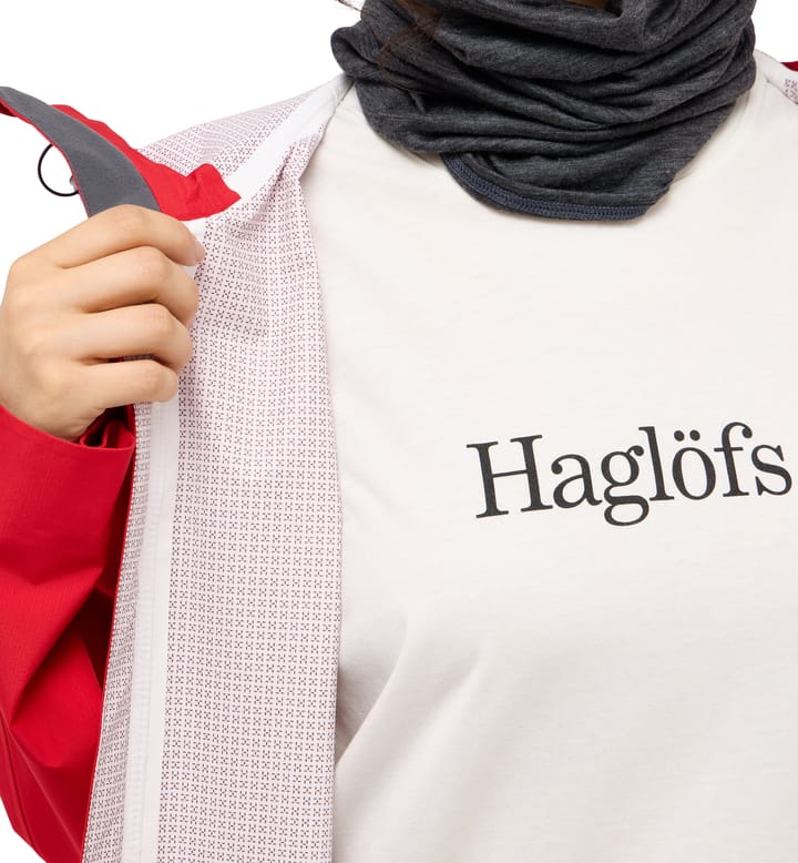 Haglöfs Women's Rosson Proof Jacket Bright Red Haglöfs
